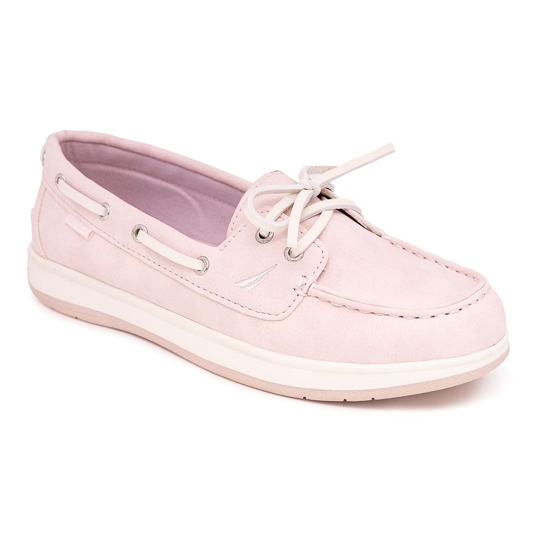 Nautica Women's Casual Boat Shoes for Comfort and Style on Deck
| Nautica Women's Moc-Toe Loafers with Cushioned Insole