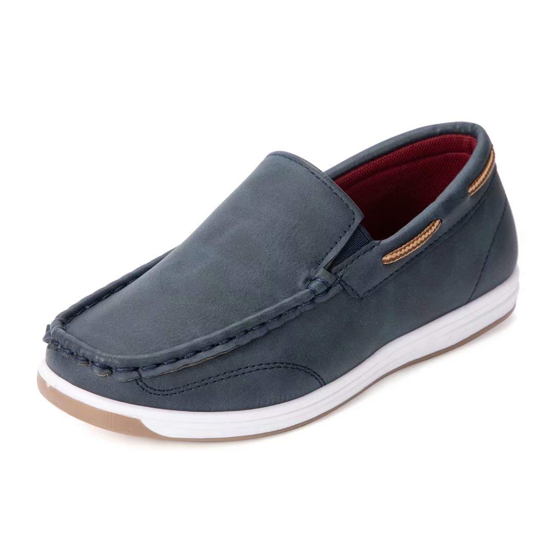 CHERRY POPO Boys' Casual Boat Shoes - School Dress Shoes | Trendy & Comfortable