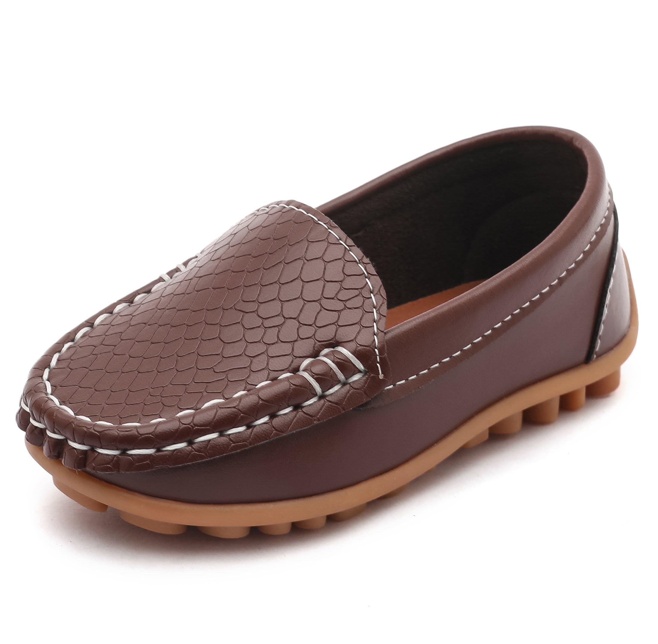 LONSOEN Soft Slip On Loafers Dress Flat Shoes for Toddler Little Kid Boys Girls
| LONSOEN Toddler Little Kid Boys Girls